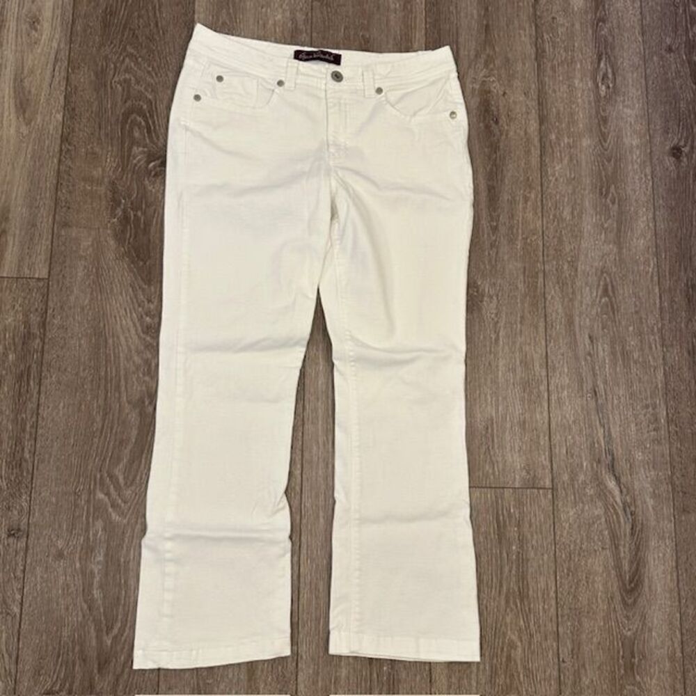 Gloria Vanderbilt Women's White Denim Bootcut Jeans Size 12